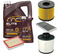 DENCKERMANN Controllo Set MANNOL Elite 5W-40 6L Per Opel Corsa C 1.3 CDTi