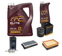 DENCKERMANN Controllo Set MANNOL Elite 5W-40 6L Per Opel Tigra Twintop Combo