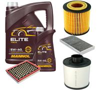 Denckermann Controllo Set mannol Elite 5W-40 6L per Opel Vectra C.