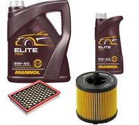 DENCKERMANN Controllo Set MANNOL Elite 5W-40 6L Per Opel Vectra C CC Signum