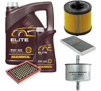 Denckermann Controllo Set mannol Elite 5W-40 6L per Opel Vectra C Cc Signum