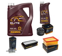 DENCKERMANN Controllo Set MANNOL Elite 5W-40 6L Per Opel Vivaro Kasten 2.0