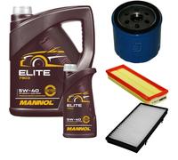 Denckermann Controllo Set mannol Elite 5W-40 6L per Opel Vivaro Kasten