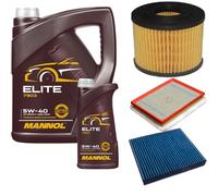 DENCKERMANN Controllo Set MANNOL Elite 5W-40 6L Per Opel Zafira B 1.7 CDTi