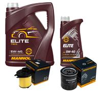 DENCKERMANN Controllo Set MANNOL Elite 5W-40 6L Per Peugeot 106 II 1.0I 1.1I