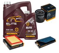 DENCKERMANN Controllo Set MANNOL Elite 5W-40 6L Per Peugeot 206 Schrägheck