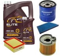 DENCKERMANN Controllo Set MANNOL Elite 5W-40 6L Per Peugeot 206 Schrägheck