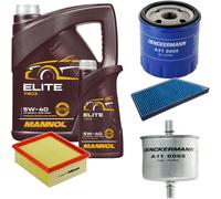 DENCKERMANN Controllo Set MANNOL Elite 5W-40 6L Per Peugeot 206 Schrägheck