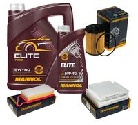 Denckermann Controllo Set mannol Elite 5W-40 6L per Peugeot 207 1.4