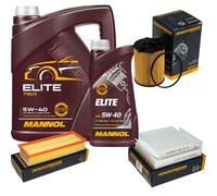 Denckermann Controllo Set mannol Elite 5W-40 6L per Peugeot 207 Cc 1.6 HDI