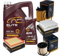 DENCKERMANN Controllo Set MANNOL Elite 5W-40 6L Per Peugeot 208