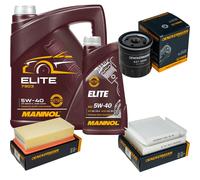 Denckermann Controllo Set mannol Elite 5W-40 6L per Peugeot 208 Citroën C3