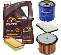 DENCKERMANN Controllo Set MANNOL Elite 5W-40 6L Per Peugeot 405 I 1.8 Turbo