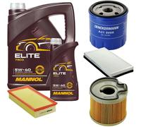 DENCKERMANN Controllo Set MANNOL Elite 5W-40 6L Per Peugeot 406 Break 2.0