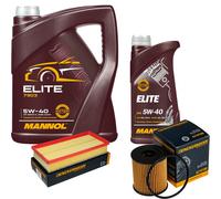 Denckermann Controllo Set mannol Elite 5W-40 6L per Peugeot 508 Sw I 2.0 HDI