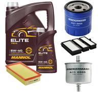 DENCKERMANN Controllo Set MANNOL Elite 5W-40 6L Per Peugeot 806 2.0 16V
