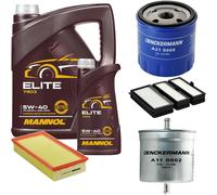 DENCKERMANN Controllo Set MANNOL Elite 5W-40 6L Per Peugeot 806 2.0 Expert