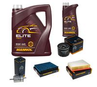 DENCKERMANN Controllo Set MANNOL Elite 5W-40 6L Per Renault Grand Scénic III