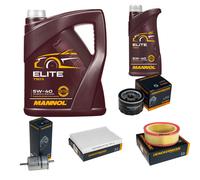 DENCKERMANN Controllo Set MANNOL Elite 5W-40 6L Per Renault Kangoo 1.4