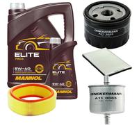 DENCKERMANN Controllo Set MANNOL Elite 5W-40 6L Per Renault Megane I 1.4 E