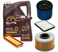 DENCKERMANN Controllo Set MANNOL Elite 5W-40 6L Per Renault Megane I