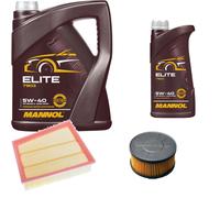 DENCKERMANN Controllo Set MANNOL Elite 5W-40 6L Per Renault Megane IV