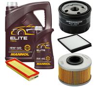 DENCKERMANN Controllo Set MANNOL Elite 5W-40 6L Per Renault Megane Scenic