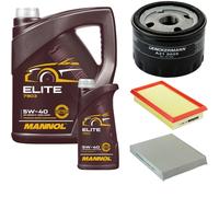 DENCKERMANN Controllo Set MANNOL Elite 5W-40 6L Per Renault Scénic I
