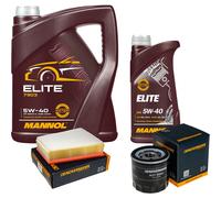 DENCKERMANN Controllo Set MANNOL Elite 5W-40 6L Per Renault Scénic III 1.5