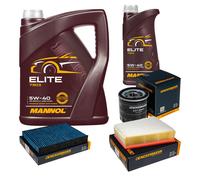 Denckermann Controllo Set mannol Elite 5W-40 6L per Renault Scénic III)