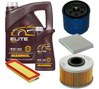 Denckermann Controllo Set mannol Elite 5W-40 6L per Renault Scénic Io