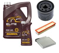 DENCKERMANN Controllo Set MANNOL Elite 5W-40 6L Per Renault Twingo II 1.2
