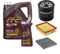 DENCKERMANN Controllo Set MANNOL Elite 5W-40 6L Per Renault Vel Satis 3.5 V6