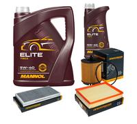 Denckermann Controllo Set mannol Elite 5W-40 6L per Saab 9-3 Cabriolet 1.8 T.