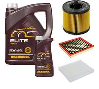 DENCKERMANN Controllo Set MANNOL Elite 5W-40 6L Per Saab 9-5 2.0 Turbo