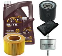 DENCKERMANN Controllo Set MANNOL Elite 5W-40 6L Per Saab 9-5 Kombi 2.0 T 2.3