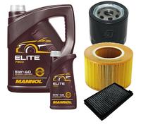 DENCKERMANN Controllo Set MANNOL Elite 5W-40 6L Per Saab 9-5 Kombi 2.0 T 2.3