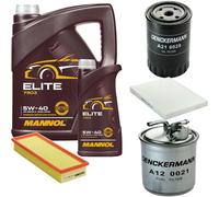 DENCKERMANN Controllo Set MANNOL Elite 5W-40 6L Per Seat Cordoba Vario 1.9