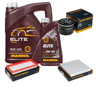 DENCKERMANN Controllo Set MANNOL Elite 5W-40 6L Per Smart Fortwo Cabrio 1.0