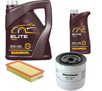 DENCKERMANN Controllo Set MANNOL Elite 5W-40 6L Per Volvo 440 K 1.9 Turbo D