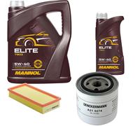 DENCKERMANN Controllo Set MANNOL Elite 5W-40 6L Per Volvo 460 L 2.0 1.7 440