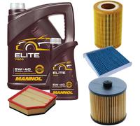 DENCKERMANN Controllo Set MANNOL Elite 5W-40 6L Per Volvo V70 II 2.4 D5 XC70