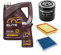 DENCKERMANN Controllo Set MANNOL Elite 5W-40 6L Per Volvo V70 II 2.5 TDI