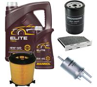 DENCKERMANN Controllo Set MANNOL Elite 5W-40 6L Per VW Golf V 1.6 Audi A3