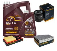 Denckermann Controllo Set mannol Elite 5W-40 6L per VW Golf VI 1.4 Seat Leon