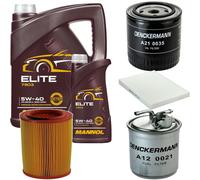 DENCKERMANN Controllo Set MANNOL Elite 5W-40 6L Per VW Lupo 1.7 SDI Polo 1.9