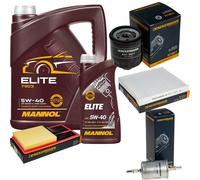 DENCKERMANN Controllo Set MANNOL Elite 5W-40 6L Per VW Polo 1.4 16V Seat