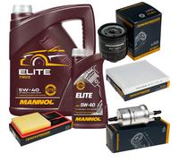 DENCKERMANN Controllo Set MANNOL Elite 5W-40 6L Per VW Polo 1.4 Seat Ibiza