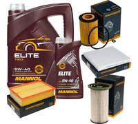 DENCKERMANN Controllo Set MANNOL Elite 5W-40 6L Per VW Tiguan Allspace 2.0