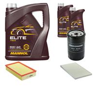 DENCKERMANN Controllo Set MANNOL Elite 5W-40 7L Per Audi A6 2.6 2.3